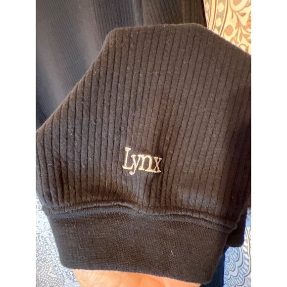Lynx XXL Black Ribbed Long Sleeve Crew Neck Top - Picture 8 of 9